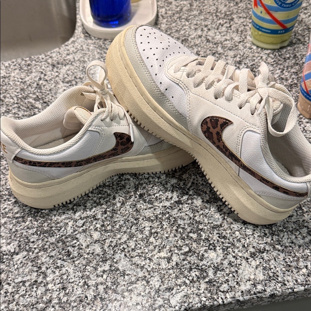 Nike White Mesh Sneakers